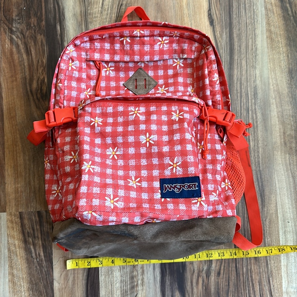 JanSport Daisy Dark Suede Trim Backpack - Picture 4 of 11